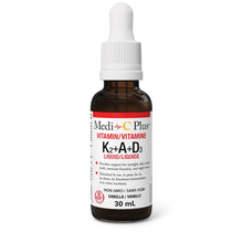 Load image into Gallery viewer, Medi-C Plus Vitamin K2 + A + D3 (30 ml)
