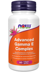 NOW Advanced Gamma E Complex (60 Softgels)