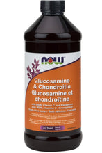 Load image into Gallery viewer, NOW Glucosamine &amp; Chondroitin (Liquid - 473 ml)
