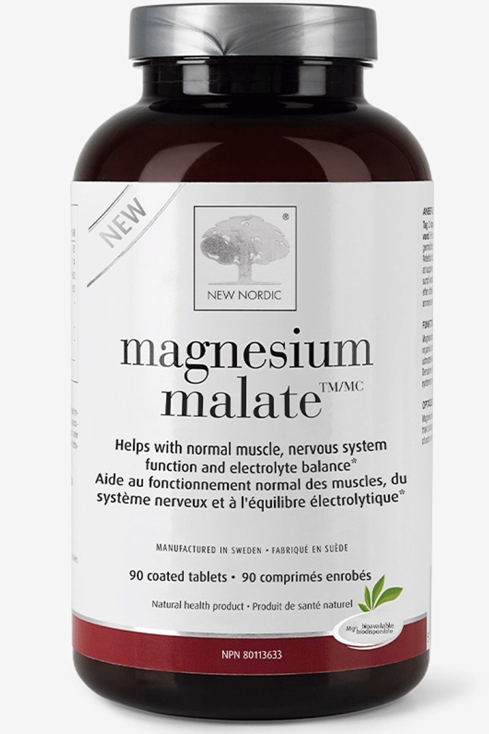 NEW NORDIC Magnesium Malate (90 tabs)