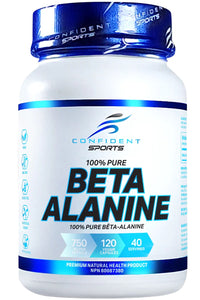 CONFIDENT SPORTS Beta Alanine (750 mg - 120 caps)