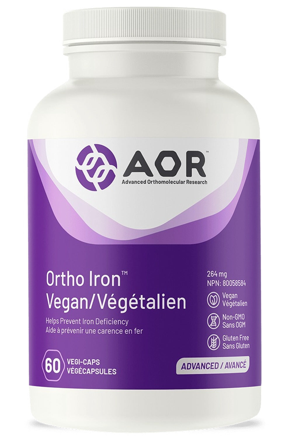 AOR Ortho IRON VEGAN (60 veg caps)