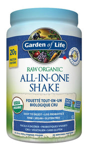 GARDEN OF LIFE Raw Organic All-In-One Shake (Vanilla - 969 gr)